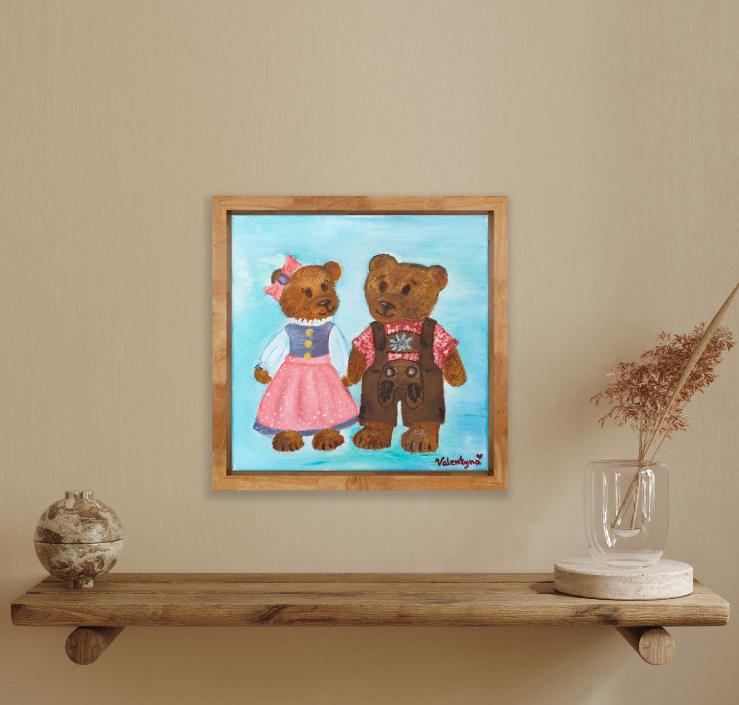 Bavarian Teddy-Couple