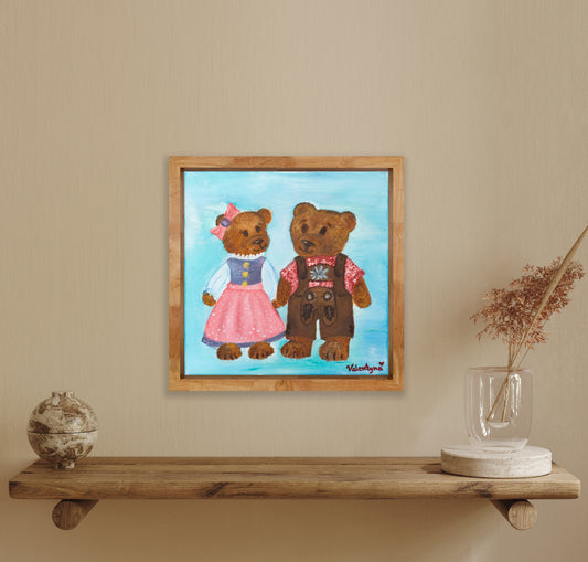 Bavarian Teddy-Couple