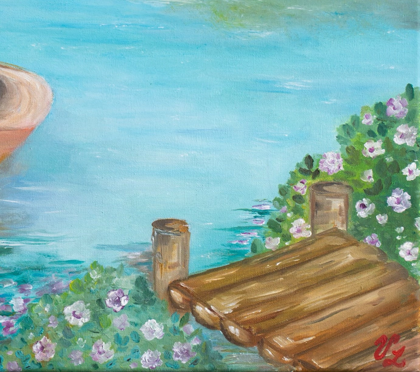 Romantic boat ride