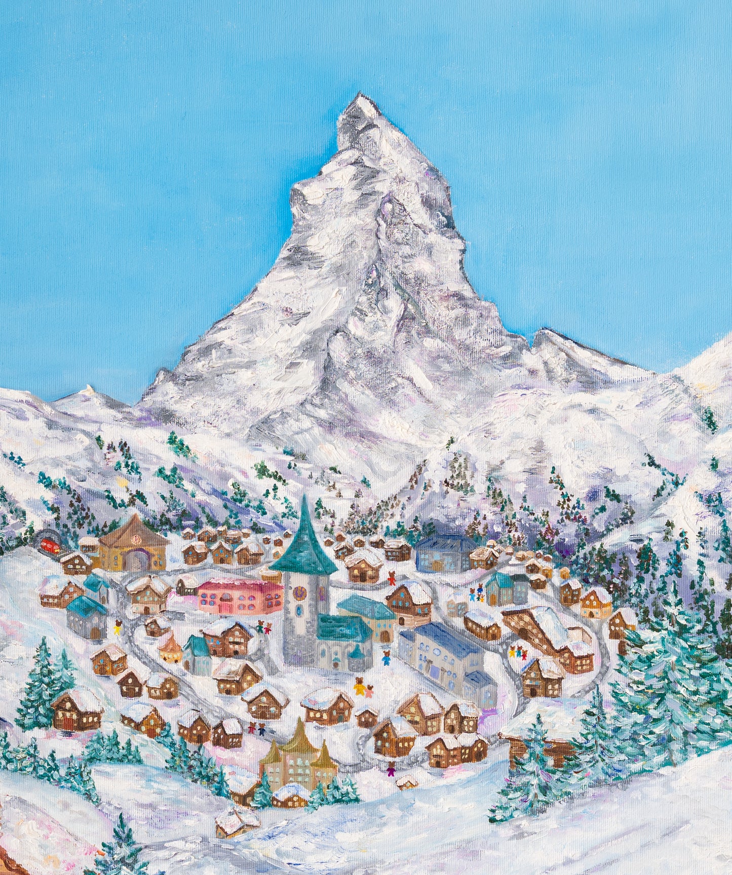 Skiing in Zermatt