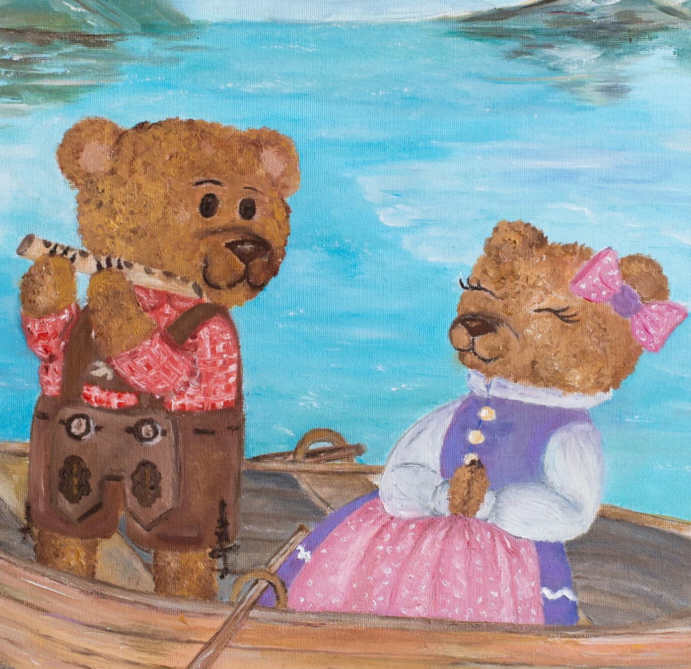 Romantic boat ride