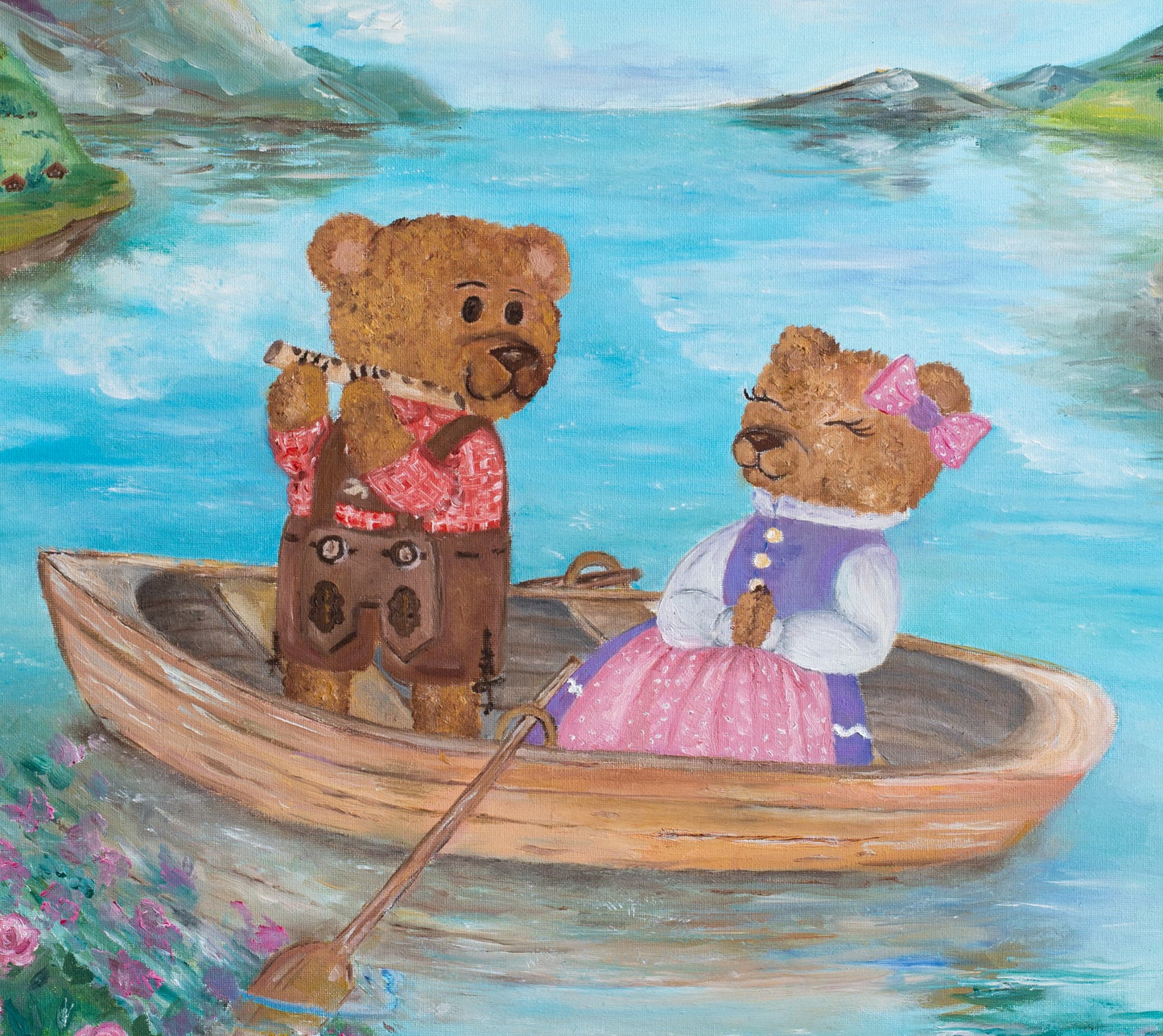 Romantic boat ride