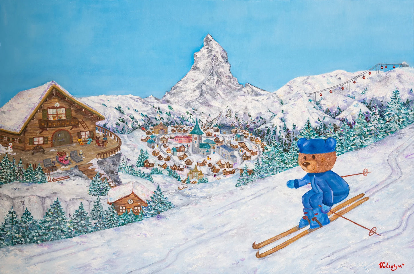 Skiing in Zermatt
